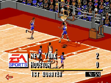 NBA Live 95 (Korea) screen shot game playing